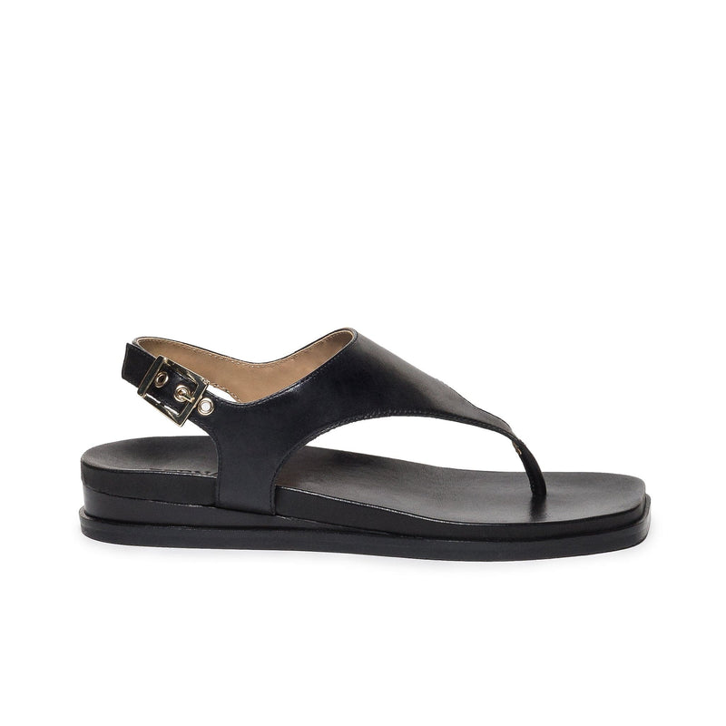 Black Women Bernardo Concord Thong Flat Sandals | VSR731BW