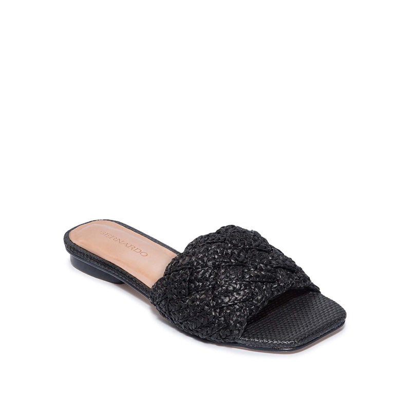 Black Women Bernardo Pixie Flat Sandals | ARC59100VA