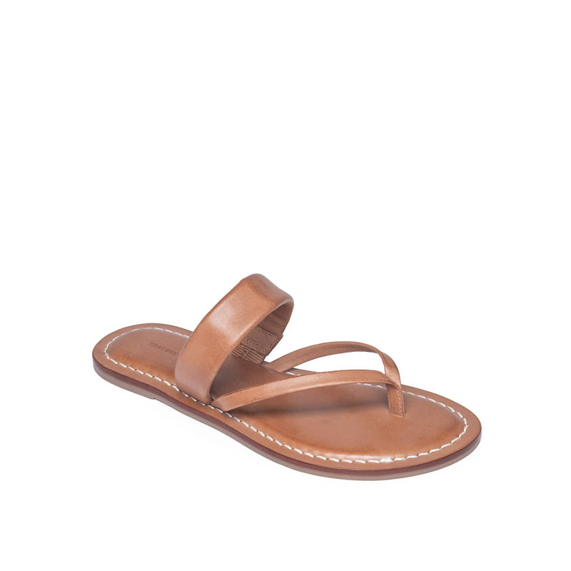 Brown Women Bernardo Leia Thong Flat Sandals | OTX856VW