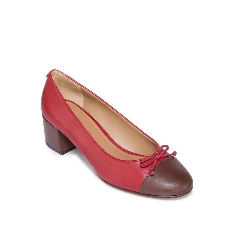 Dark Red Chocolate Women Bernardo Marisol Ballerina Pumps | TKE1473CG
