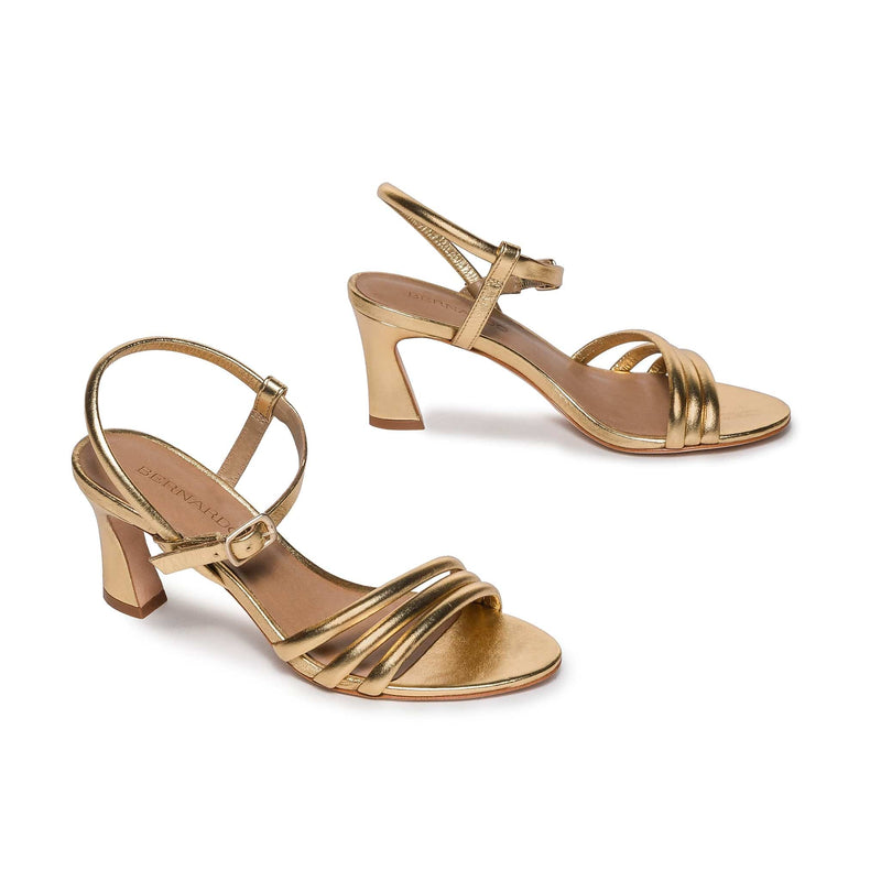 Gold Women Bernardo Noor Heels Sandals | LUO6358BW