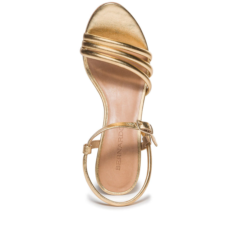 Gold Women Bernardo Noor Heels Sandals | LUO6358BW