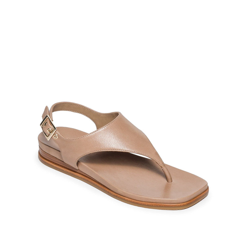 Light Brown Women Bernardo Concord Thong Flat Sandals | VVX6146XJ
