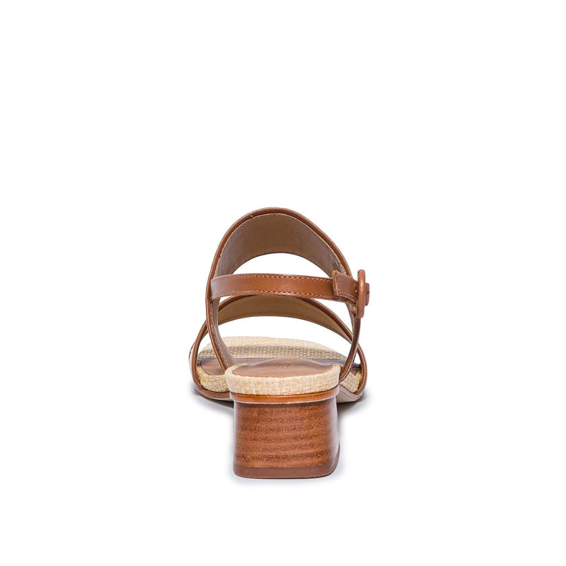 Light Brown Women Bernardo Jasper Slingback Heels Sandals | ESV7410IT