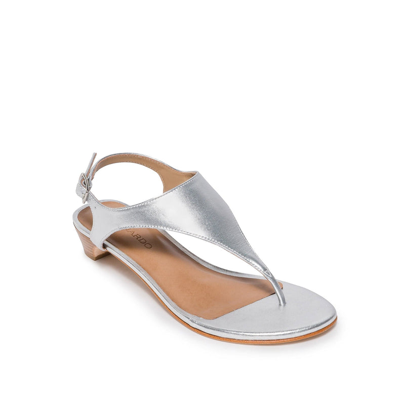 Silver Women Bernardo Goldy Demi Heels Sandals | MUH2929EC