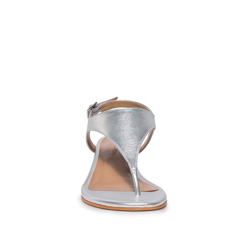 Silver Women Bernardo Goldy Demi Heels Sandals | MUH2929EC