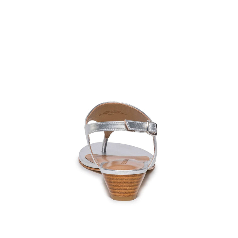 Silver Women Bernardo Goldy Demi Heels Sandals | MUH2929EC